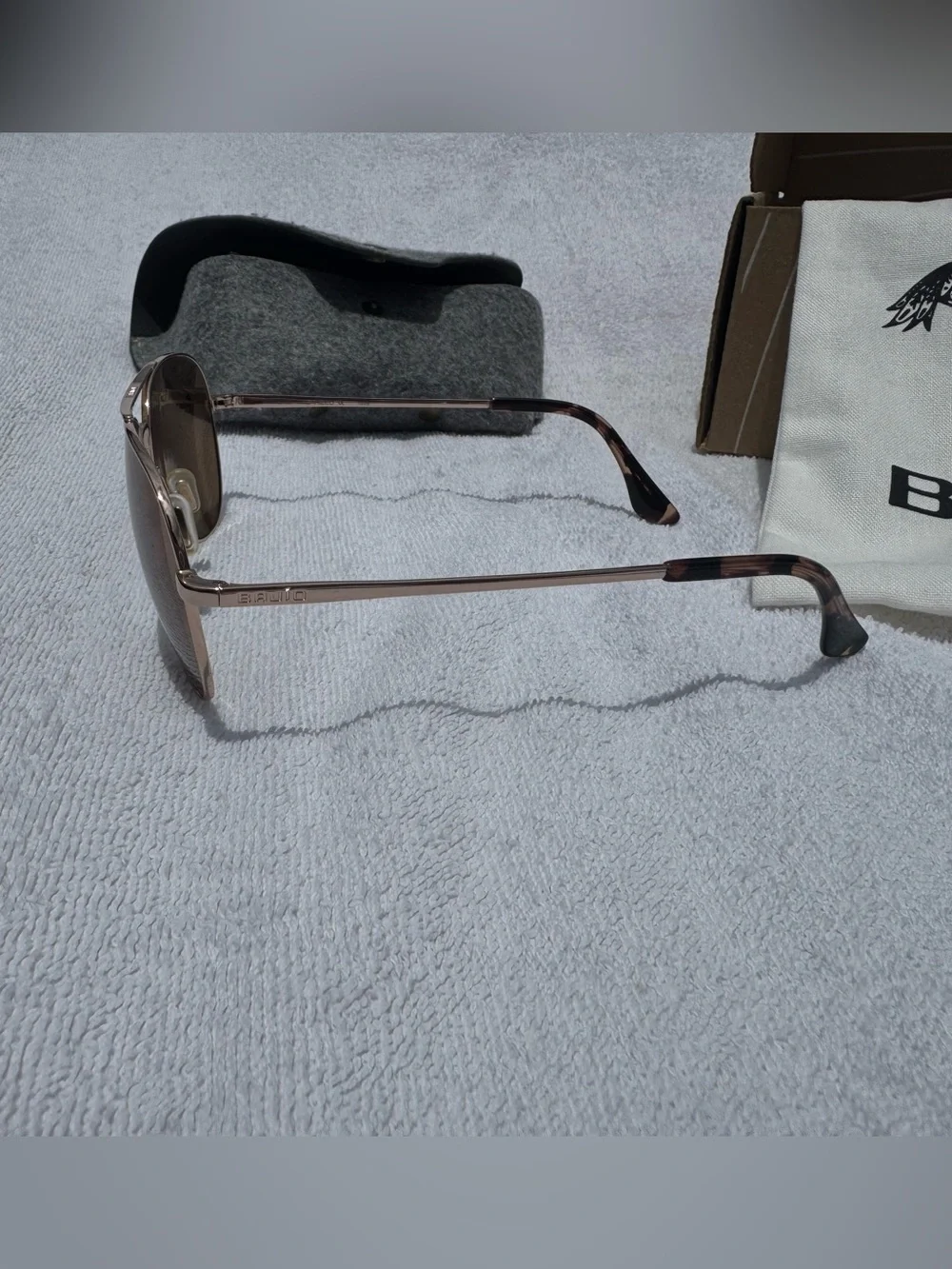 Bajio Soldado Sunglasses EUC Rose Mirror Lenses